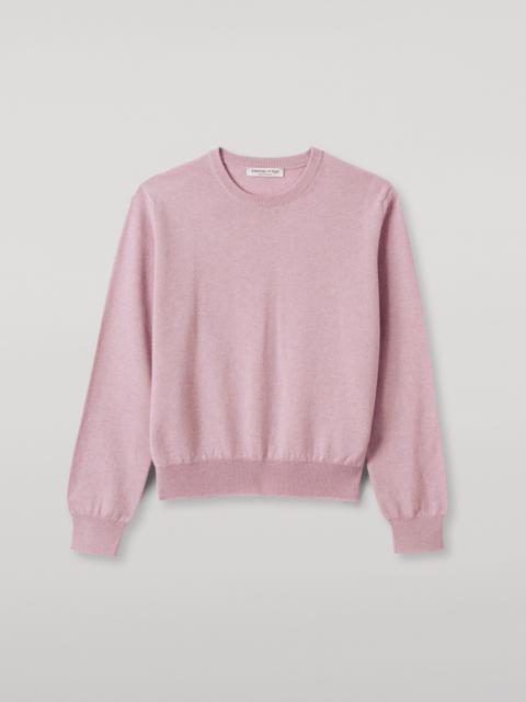 Lunan Light Pink Classic Crew Jumper