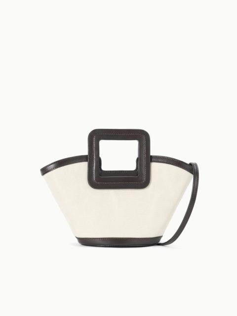 STAUD SHIRLEY MINI BUCKET NATURAL ESPRESSO