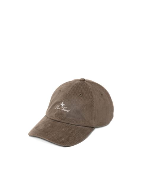 logo corduroy cap