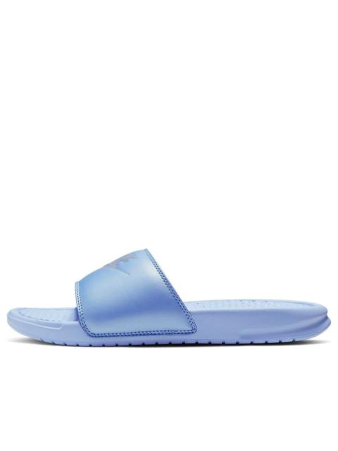 (WMNS) Nike Benassi JDI Slide 'Aluminum' 343881-407