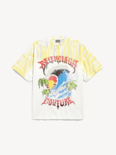 Men's Extreme Tie Dye Medium Fit T-shirt in White