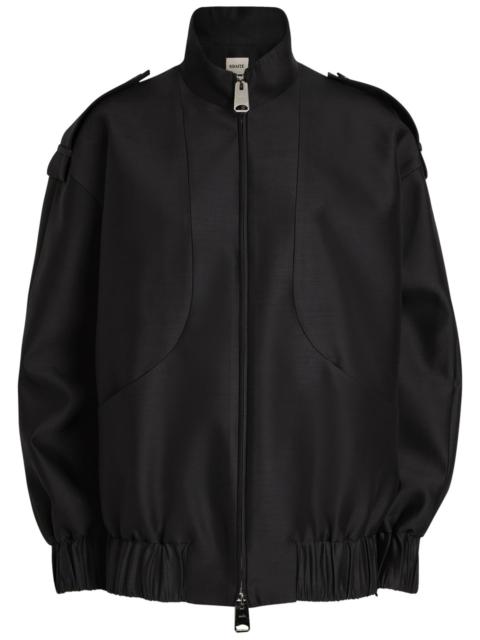 Khaite Sigi Wool and Silk-blend Jacket