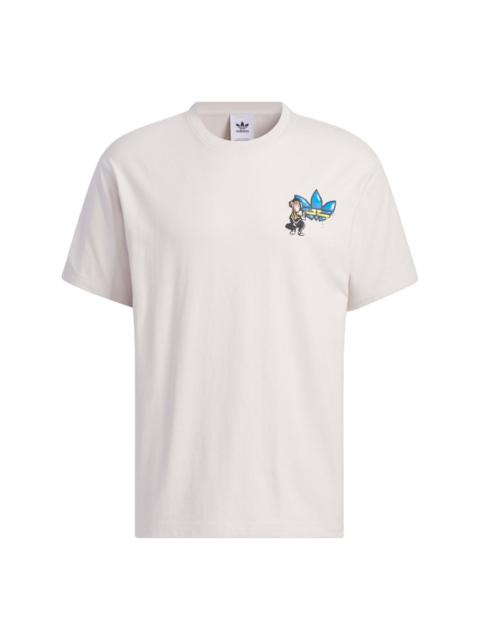adidas originals x Monkey Kingdom GFX T-shirt 'Wonder Beige' IP1792
