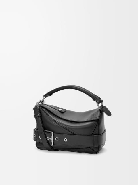 Small Puzzle Biker bag in shiny calfskin