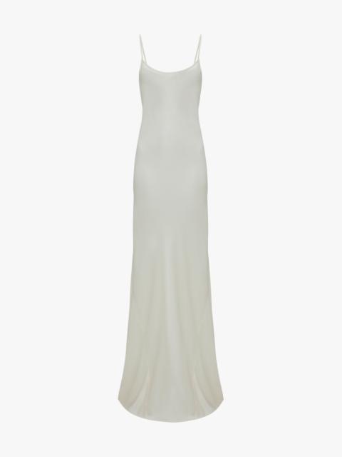 Floor-Length Cami Dress In Ivory
