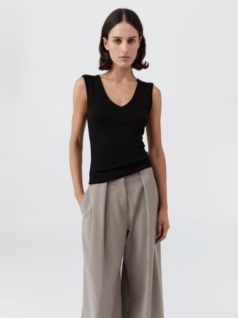 Organic Cotton 90s Top - Jet Black