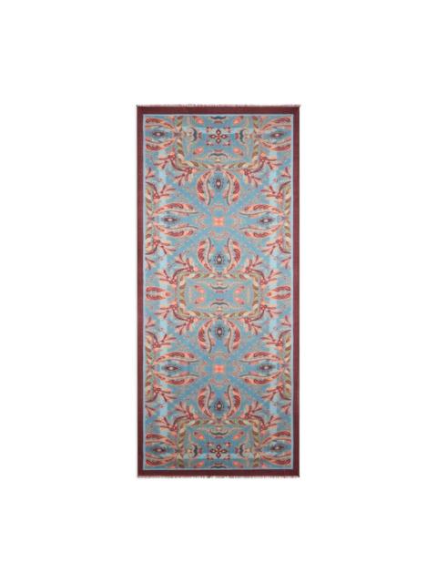 paisley-print scarf