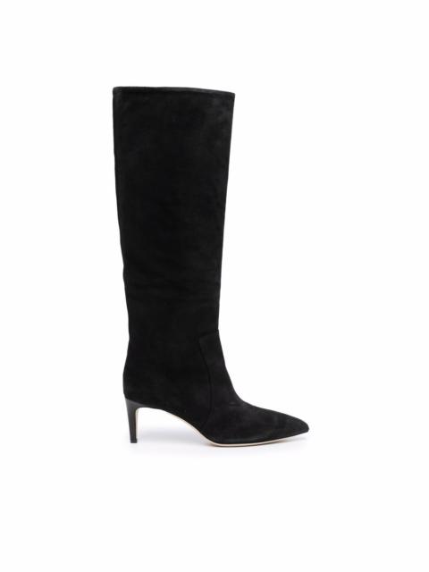 pointed-toe stiletto-heel boots
