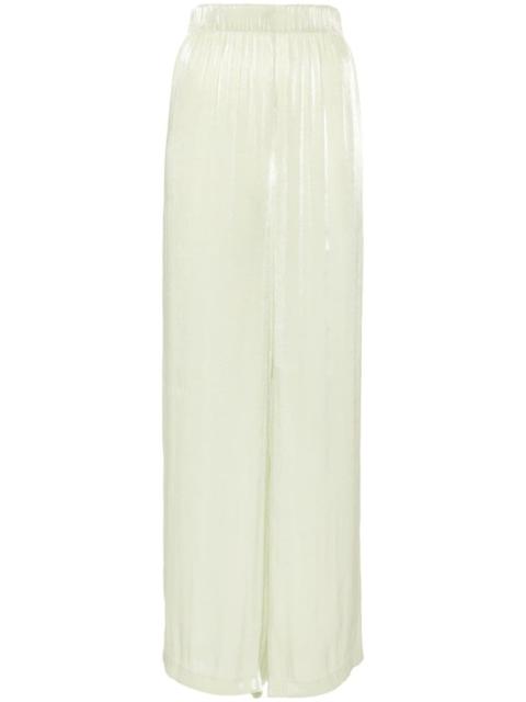 georgette straight-leg trousers
