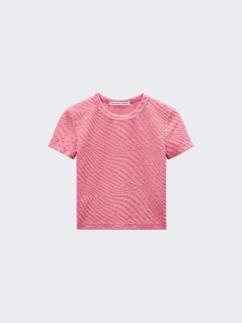 Jacquard Logo Baby Tee Lotus
