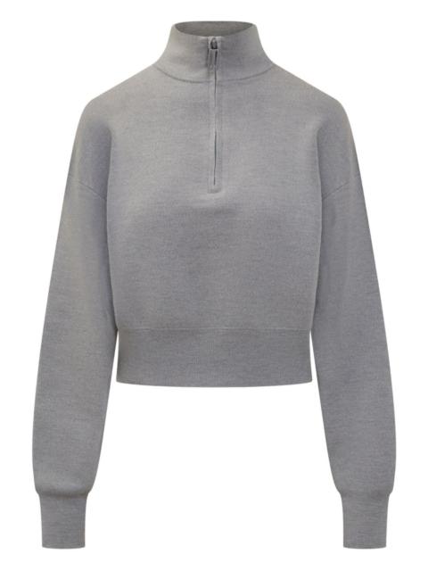half-zip sweater