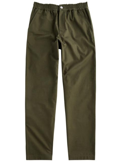 Maison Kitsuné Straight-leg Cotton Trousers