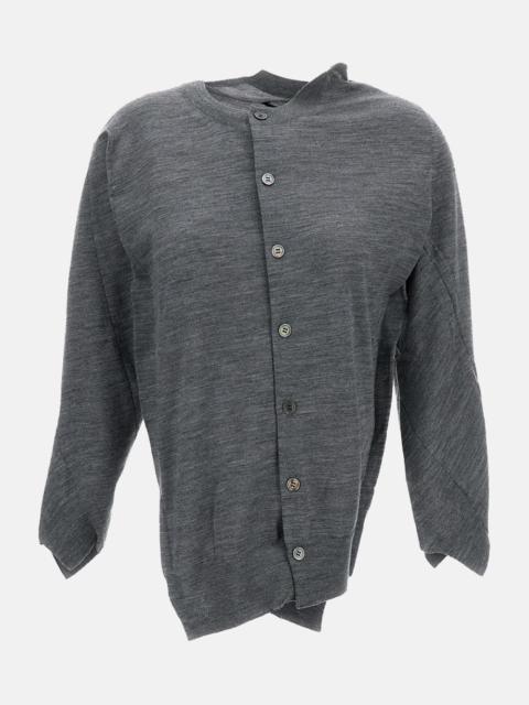Crew-Neck Cardigan