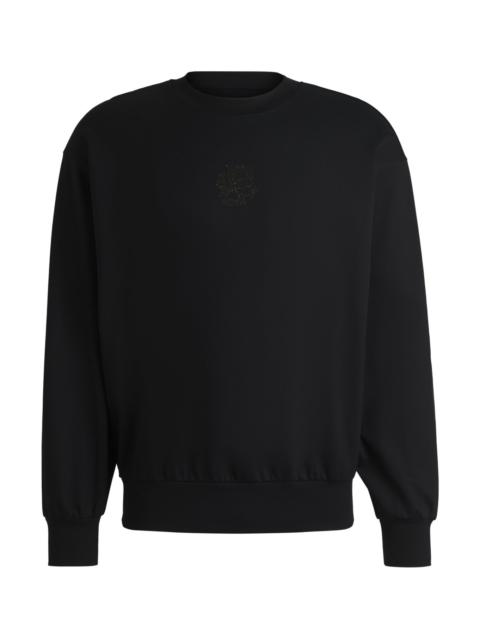 COTTON SWEATSHIRT IN RELAXED FIT WITH DOUBLE B MONOGRAM