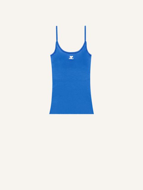 REEDITION RIB KNIT TANK TOP