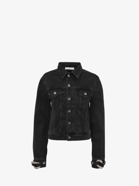 CHAIN LINK DENIM TRUCKER JACKET