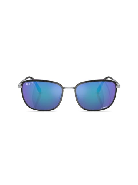 tinted-lenses square-frame sunglasses