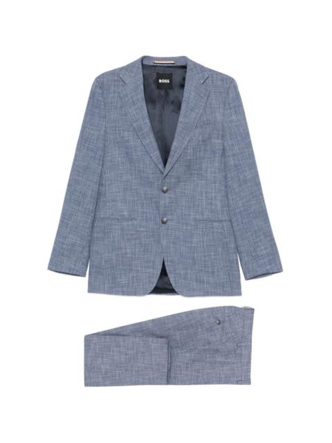 Huge two-piece blue suit