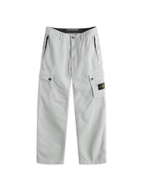 Stone Island Brushed Cotton Canvas Cargo Pants