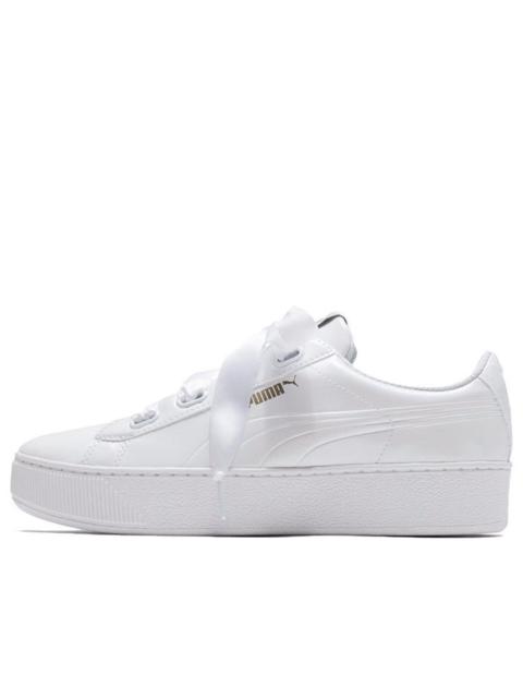 (WMNS) PUMA Vikky Platform Ribbon White 366419-02