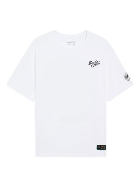 Li-Ning BadFive Plants Graphic T-shirt 'White' AHSS725-1