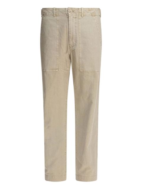 herringbone pocket trousers