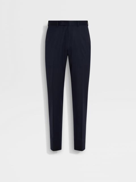 NAVY BLUE CENTOVENTIMILA WOOL PANTS