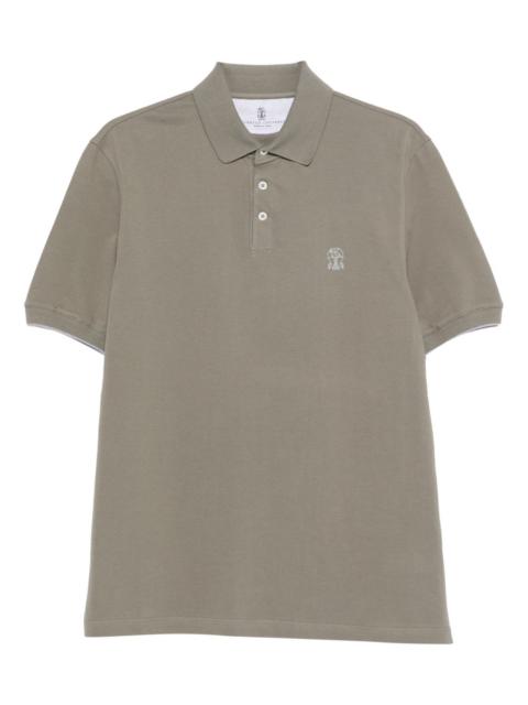 embroidered polo shirt