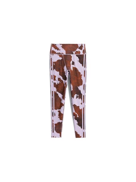 adidas Ivy Park Cow-Print Tights AOP Cow Hide/Purple Glow