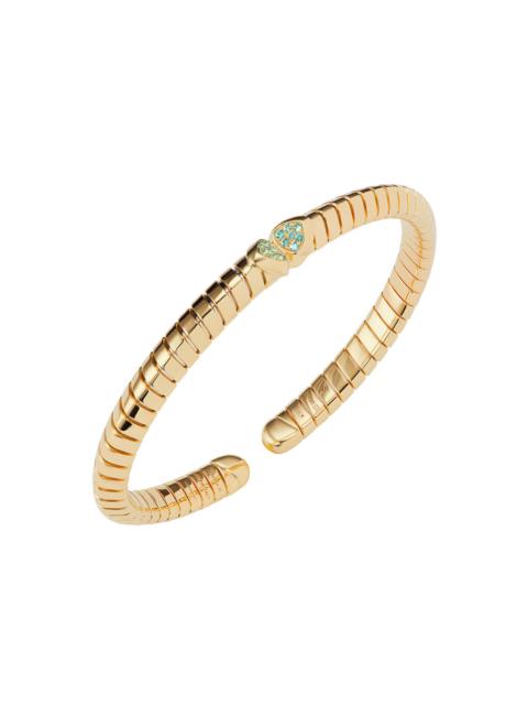Paraiba Tourmaline Trisolina Bangle Bracelet