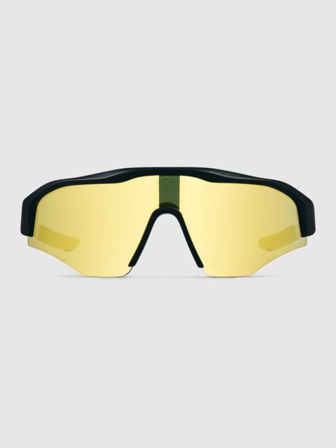 Rectangular frame sunglasses