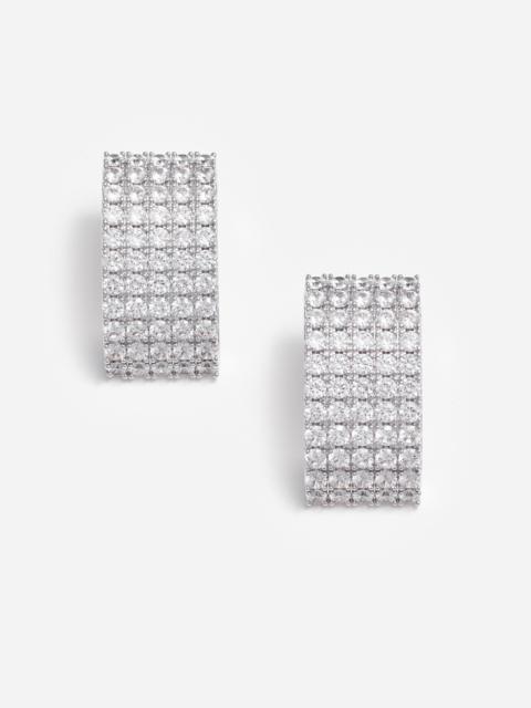 Crystal Chainmail Earrings