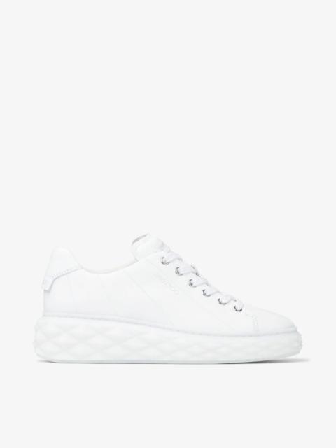 Diamond Light Maxi/F
White Nappa Leather Low-Top Trainers with Platform Sole