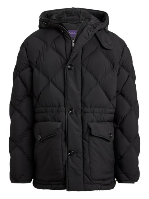 hooded padded jacket