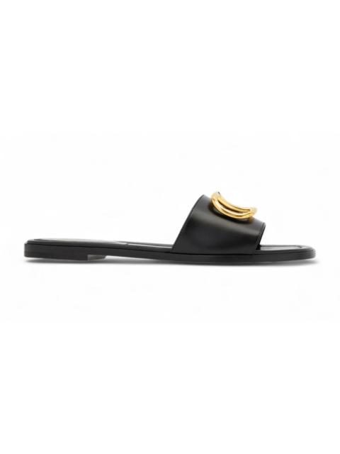 Valentino V Logo Signature Slippers Black (Women's)