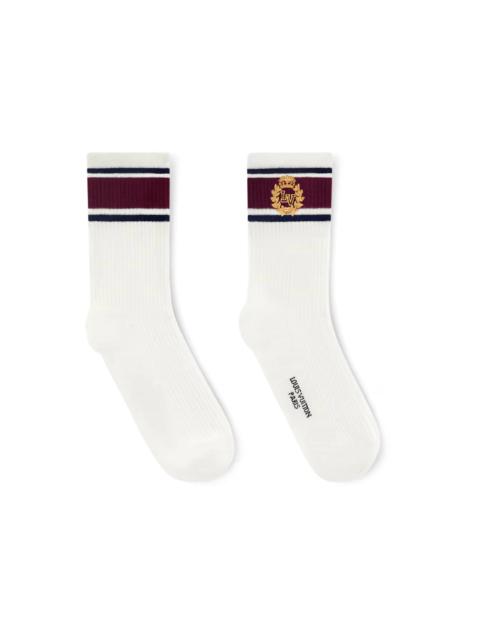Louis Vuitton LV Crest Socks White