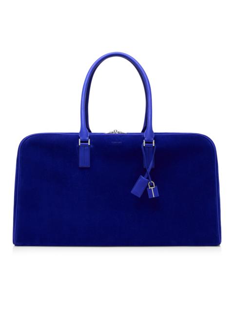 SUEDE BOWLING BAG
