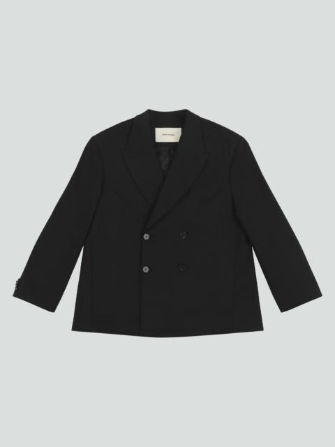 DOUBLE BREASTED BLAZER BLACK
