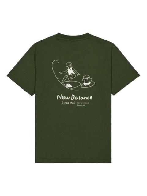 New Balance x Tombonia Graphic T-shirt Lifestyle 'Green' AMT42336-KOU
