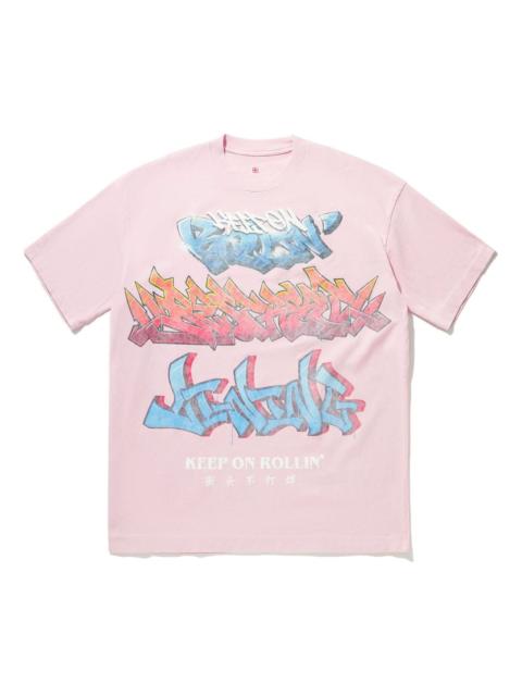 Li-Ning Keep On Rollin Graphic T-shirt 'Pink' AHSU207-3