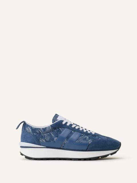 BLUE LUNAR YEAR BUMPR SNEAKERS IN DENIM