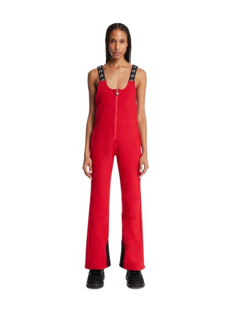 Red JG Bib Ski Pants