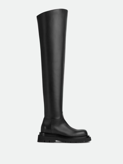 lug over-the-knee boot