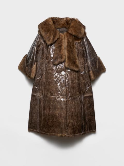 Shearling coat