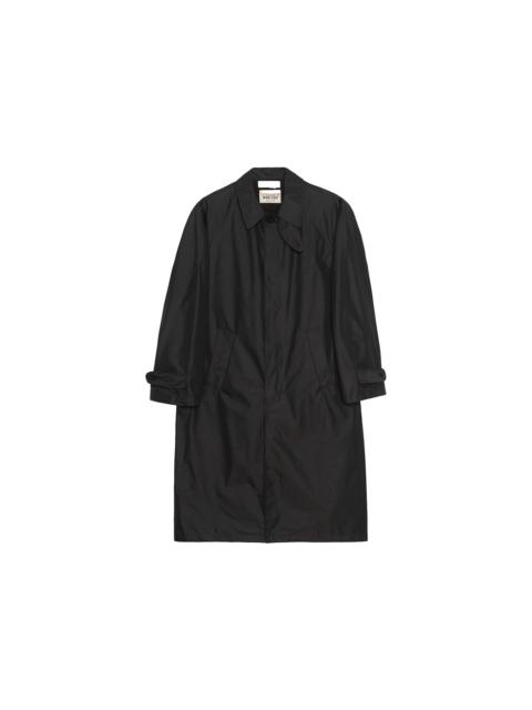 Stussy x Our Legacy Work Shop Raglan Car Coat Soot Black Solaro