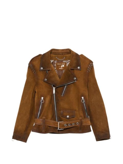 studded belted jacket