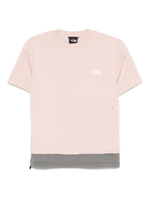 logo-embroidered T-shirt