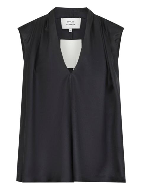 Sade V-neck sleeveless top