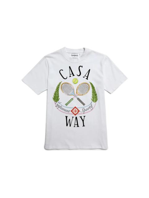 Casablanca Casaway Tennis Club T-shirt White