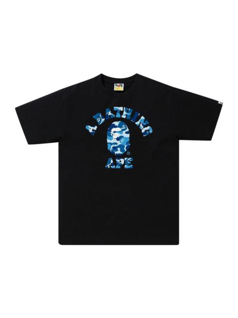 BAPE ABC Camo College Tee 'Black/Blue'